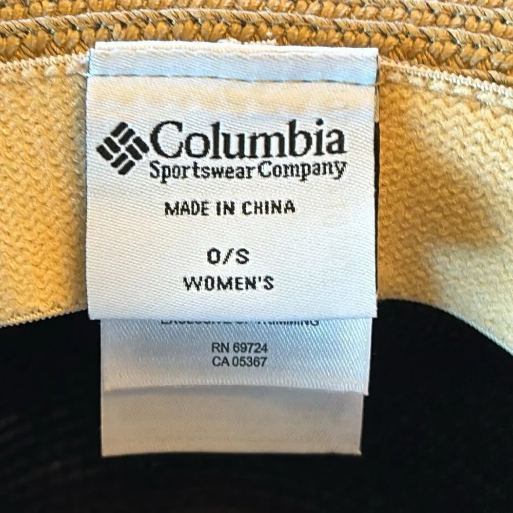 Columbia Black & Tan Sun Hat - O/S